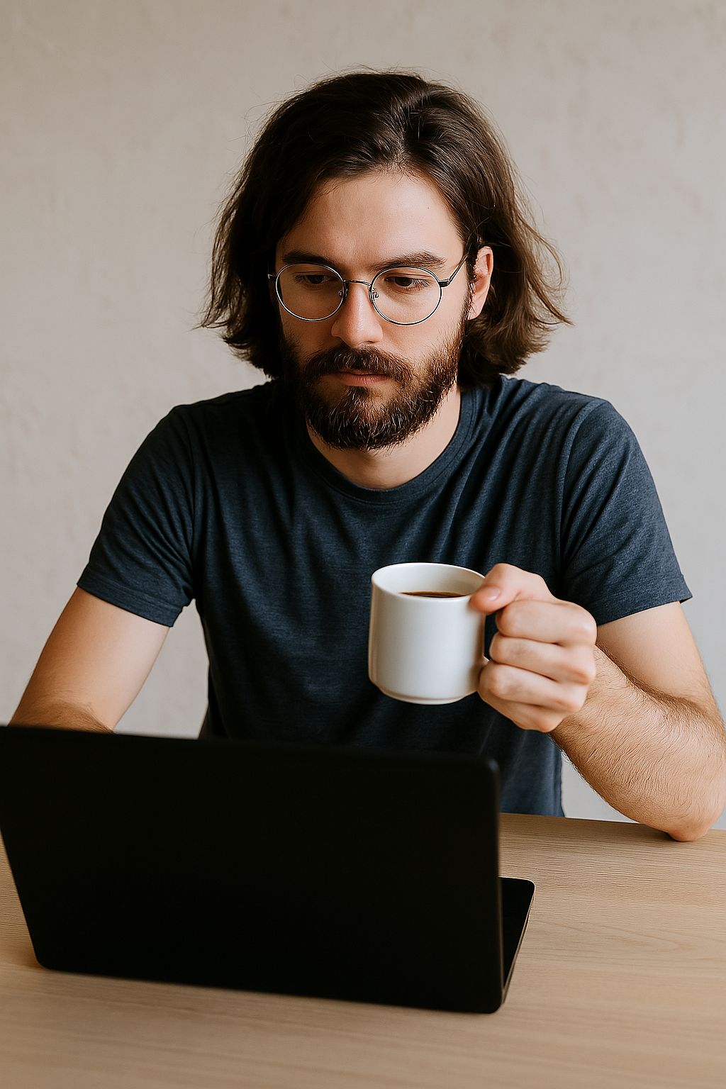 person in cafe